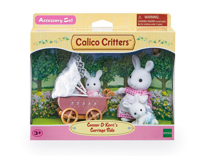 CALICO CRITTERS #CC2488 Connor and Kerri's Carriage Ride - New Factory Sealed