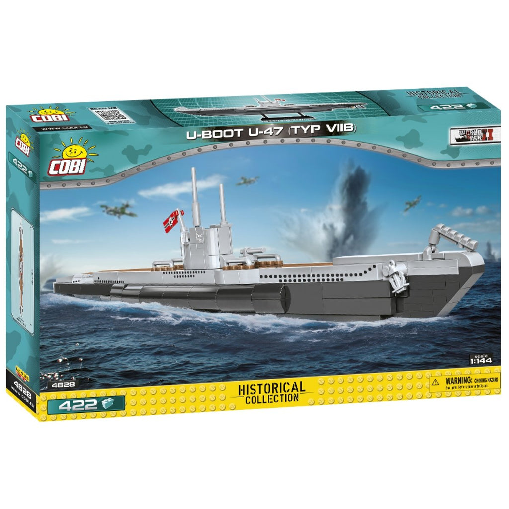 COBI #4828 422PCS HC WWII U-BOOT U-47 VIIB