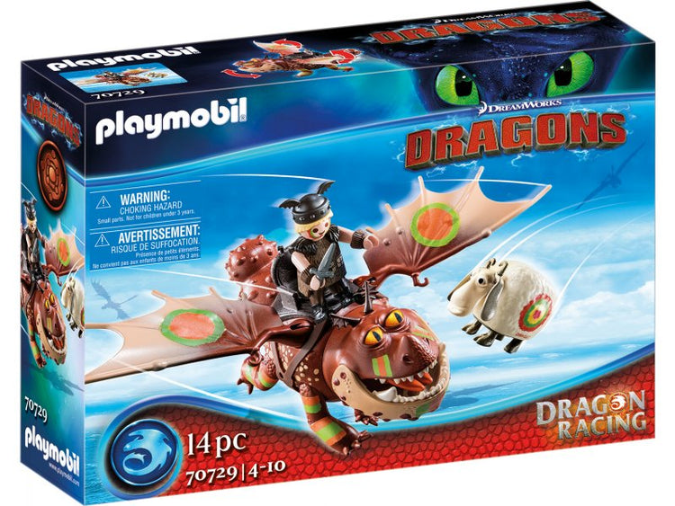 Playmobil #70729 Dragon Racing: Fishlegs and Meatlug NEW!