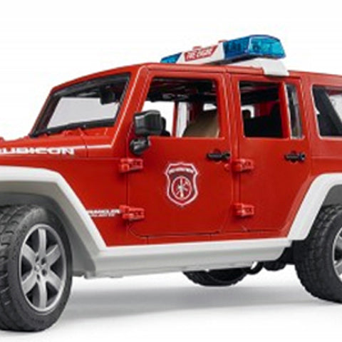 BRUDER #02528 Jeep Wrangler Rubicon  Fire Vehicle #2528