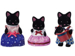 CALICO CRITTERS #CC1939 Midnight Cat Family- New Factory Sealed!